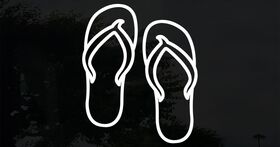 Flip Flops Sticker